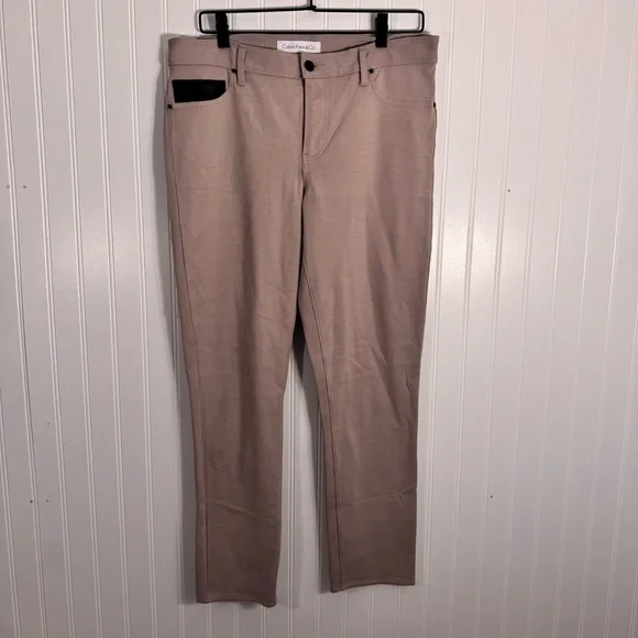 Calvin Klein Women’s Beige Pants Size 12 NWT - Picture 2 of 14